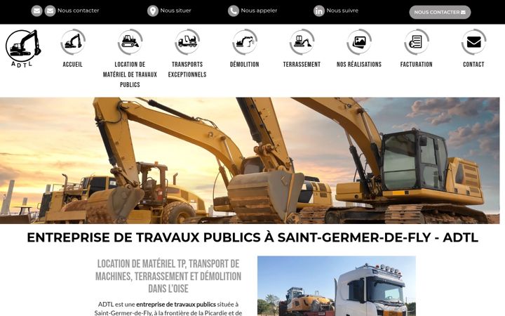 Screenshot of adtl-btp.fr