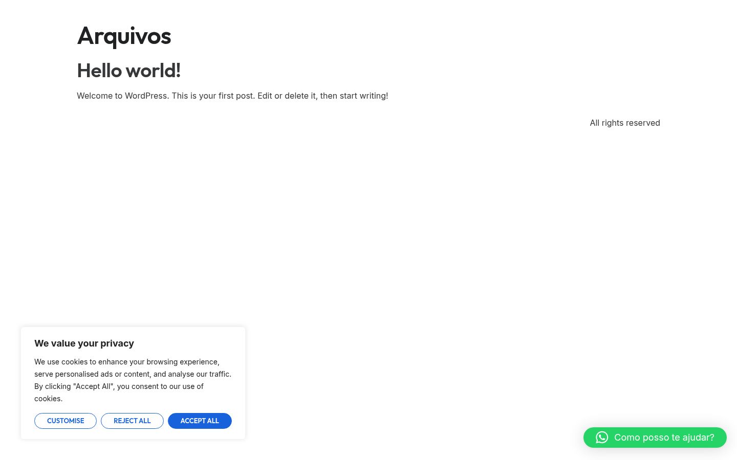 Screenshot van de toestemmingsbanner zoals getoond vóór enige interactie