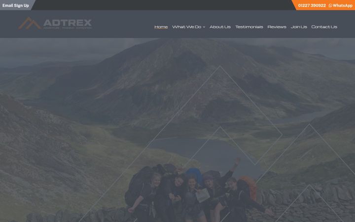 Screenshot di adtrex.co.uk