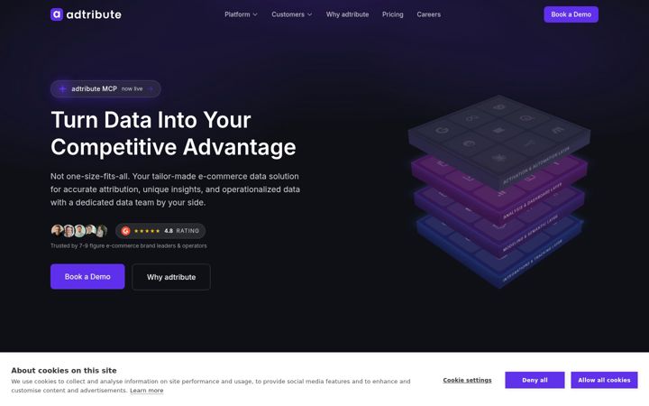 Screenshot of adtribute.io