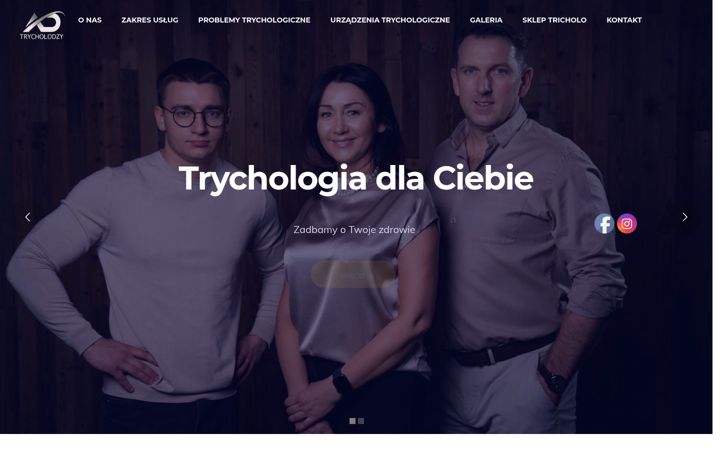 Screenshot of adtrycholodzy.pl
