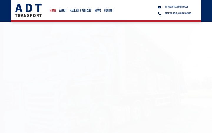 Screenshot of adttransport.co.uk