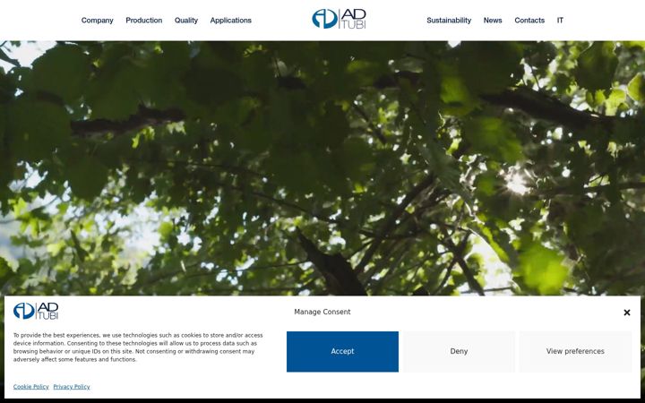 Screenshot of adtubi.com