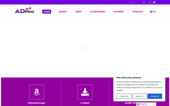 Skjermbilde av adtvpro.com
