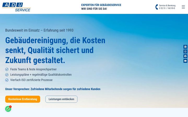 Ekrānuzņēmums no adu-service.de