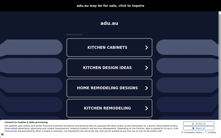 Screenshot of adu.au