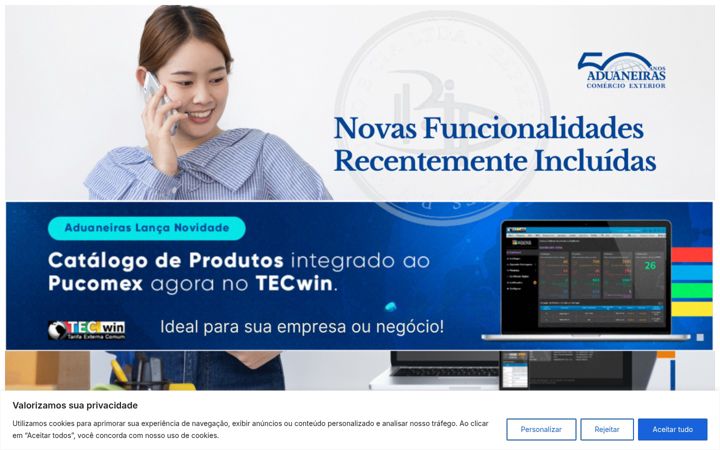 Screenshot of aduaneiras-manaus.com.br