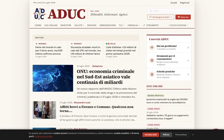 Screenshot of aduc.it