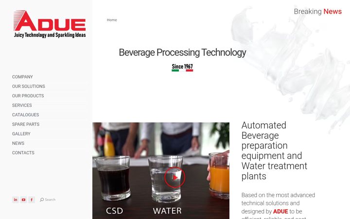 Screenshot of adue.it