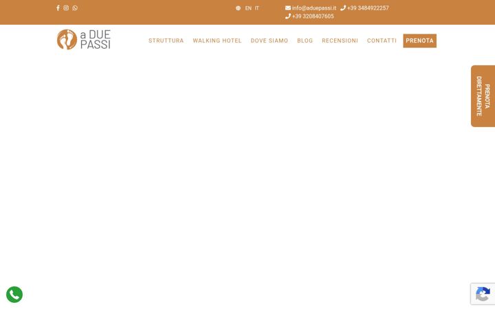 Screenshot von aduepassi.it