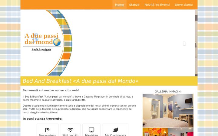 Screenshot von aduepassidalmondo.it