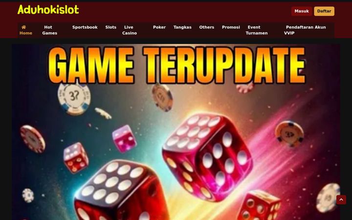Screenshot of aduhokislot.com