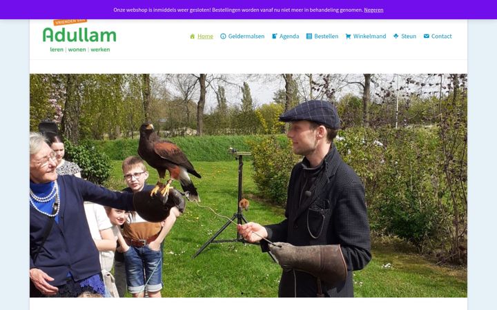 Screenshot ta' adullam-geldermalsen.nl