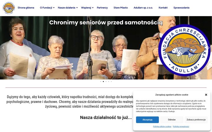 Screenshot of adullam.pl