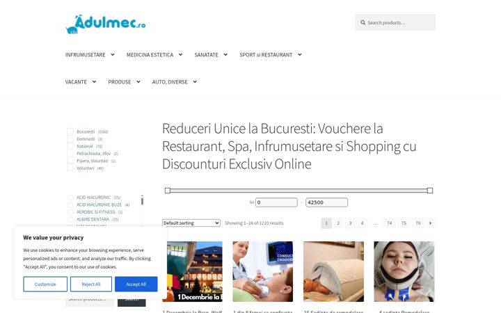 Screenshot of adulmec.ro