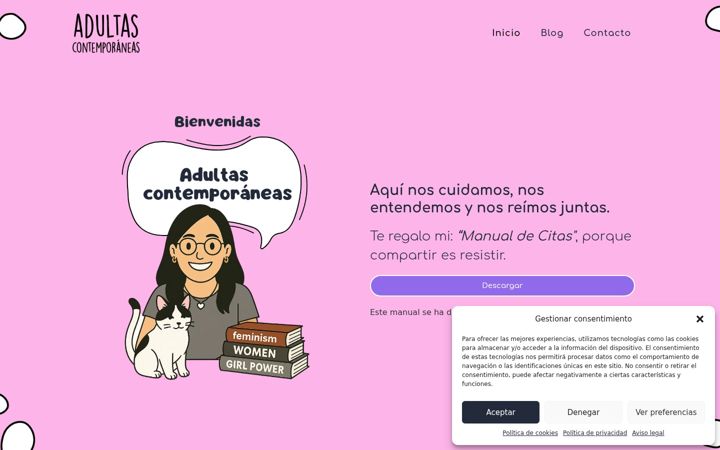 Screenshot of adultascontemporaneas.com