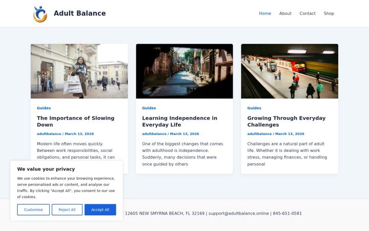 Screenshot ta' adultbalance.online