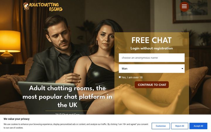 Snímek obrazovky adultchattingrooms.com