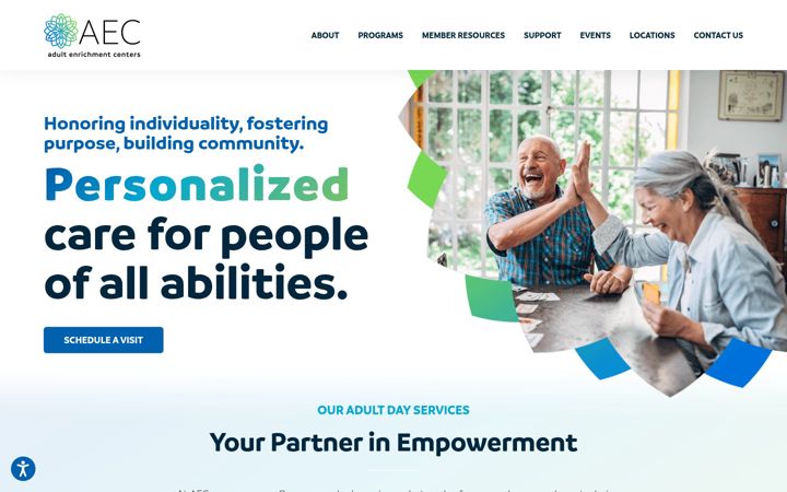 Screenshot του adultenrichmentcenters.org