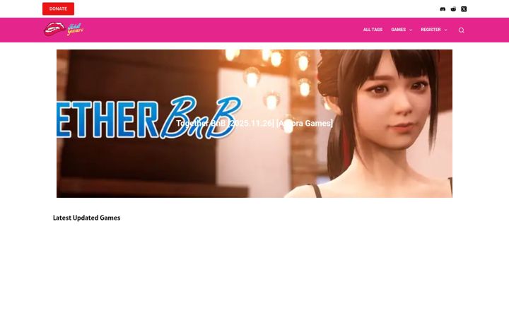 Screenshot of adultgamers.me