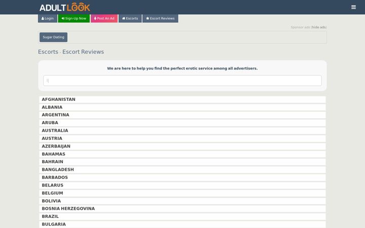 Screenshot of adultlook.com