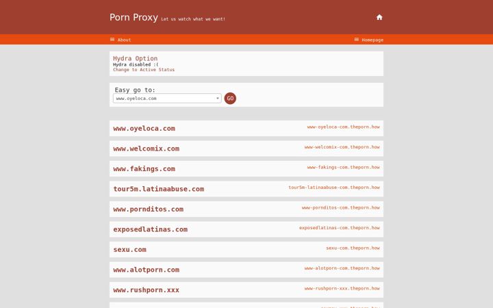 Screenshot of adultproxy.net