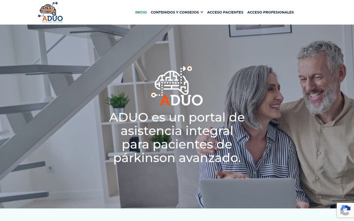 Screenshot of aduoparkinson.es