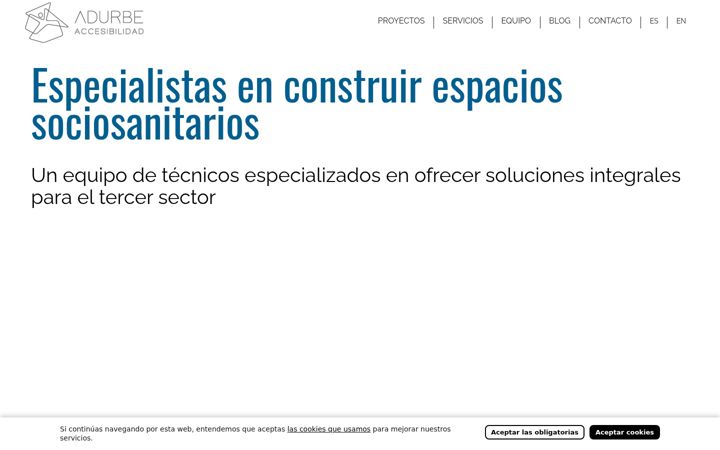 Screenshot of adurbe.es