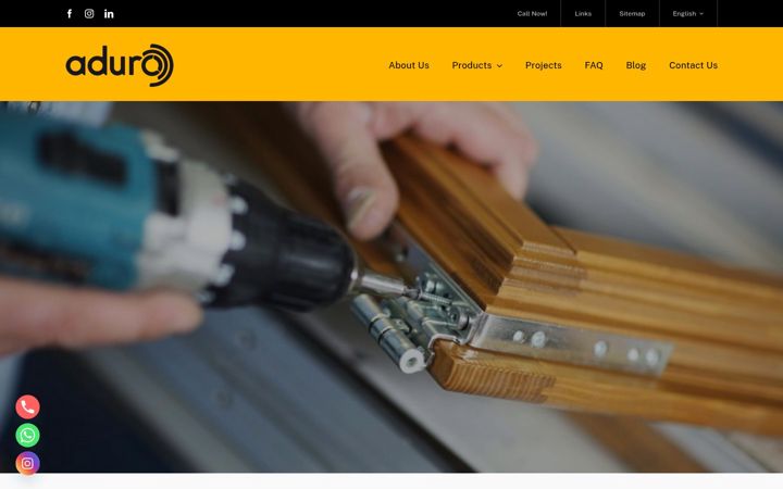 Screenshot of aduro-fs.com