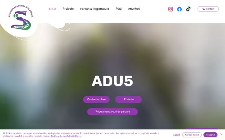 Screenshot of adusector5.ro