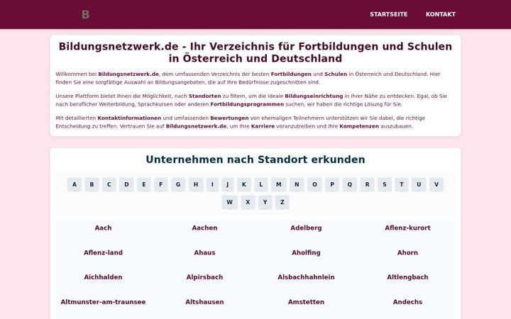 Screenshot of adv-internet.de