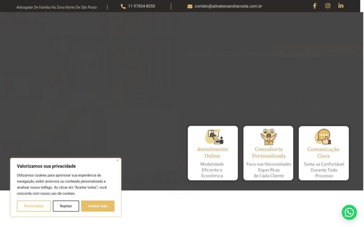Skjámynd af advalessandracosta.com.br