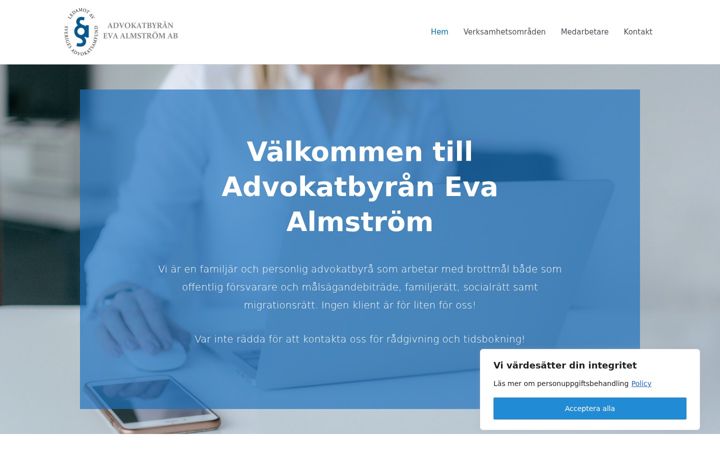 Skjámynd af advalmstrom.se