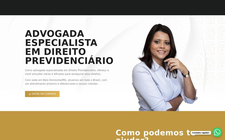 Screenshot of advanaclaraguerra.com.br