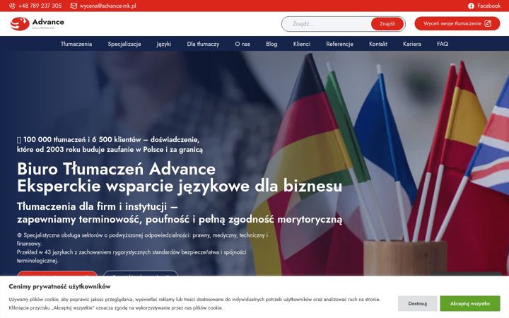 Képernyőkép: advance-mk.pl