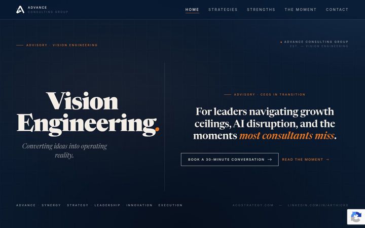 Screenshot of advanceconsulting.group