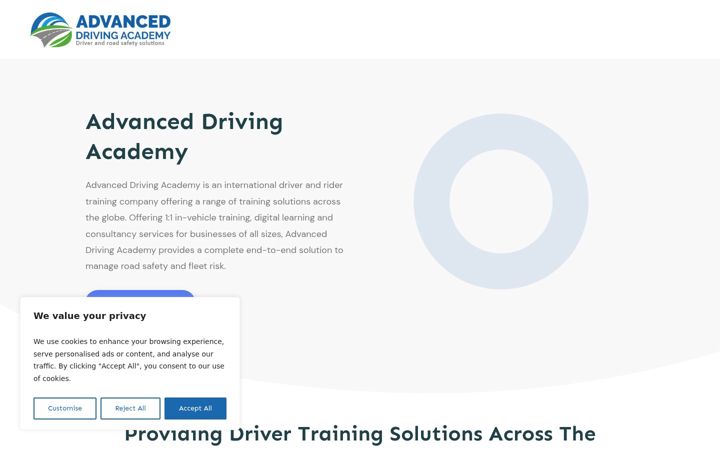 Screenshot of advanced-driving-academy.com