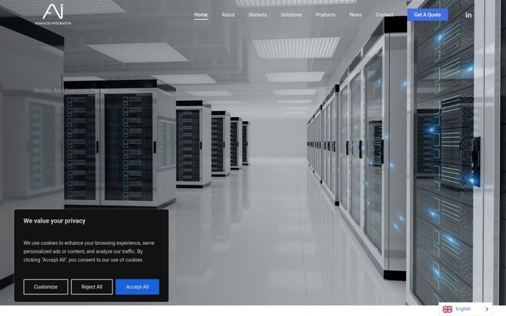 Screenshot of advanced-integration.ae