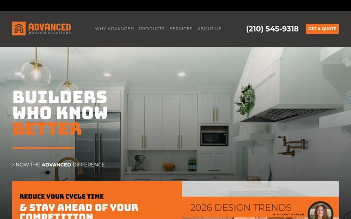 Screenshot of advancedbuildersolutions.com