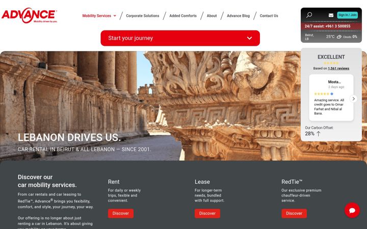 Screenshot of advancedcarrent.com
