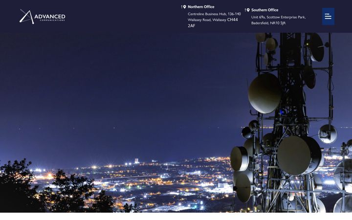 Screenshot of advancedcommunications.org.uk