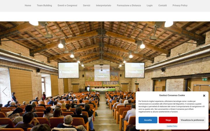Screenshot of advancedcongressi.it