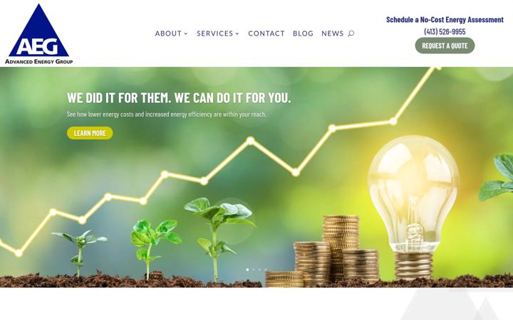 Screenshot di advancedenergygroup.com