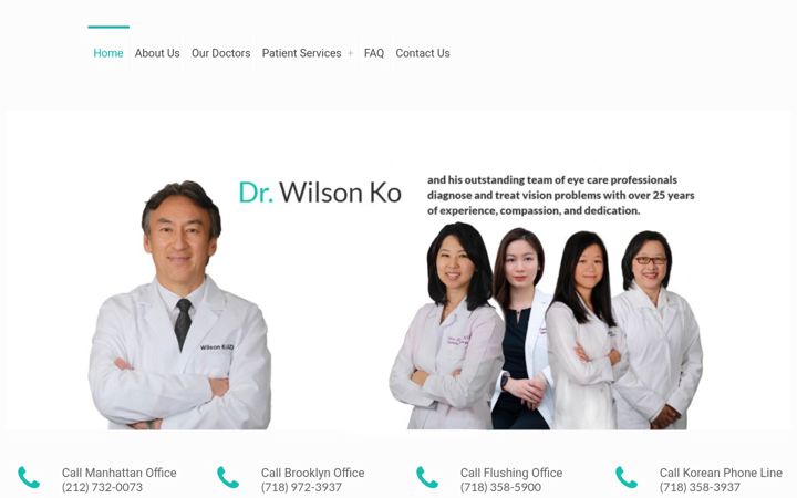 Screenshot of advancedeyecarevision.com