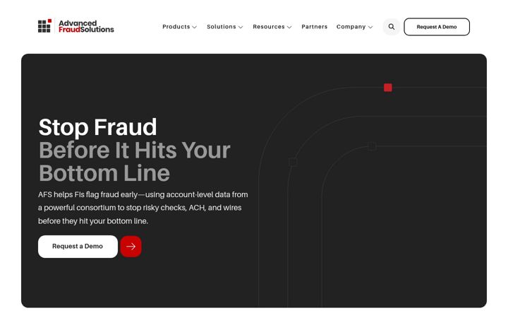 Screenshot di advancedfraudsolutions.com