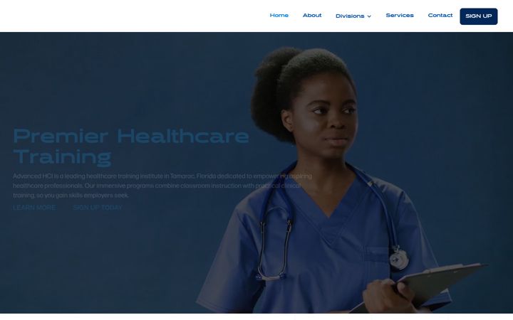 Screenshot of advancedhci.com