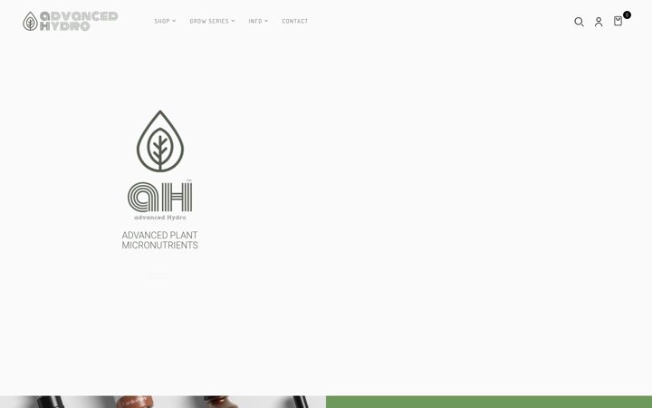 Screenshot of advancedhydro.co.za