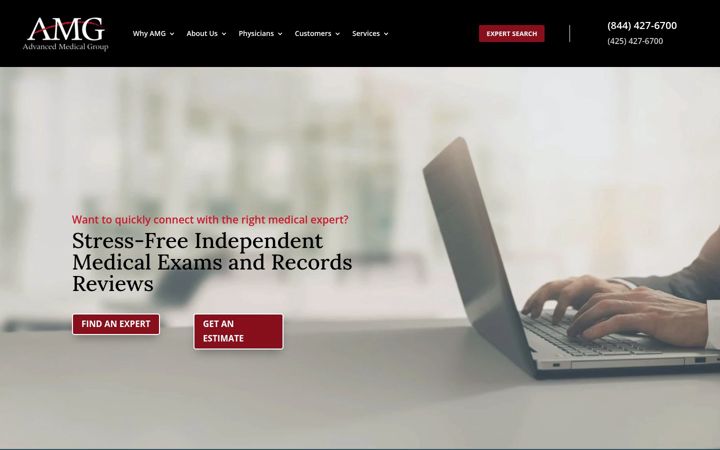 Screenshot of advancedmgi.com