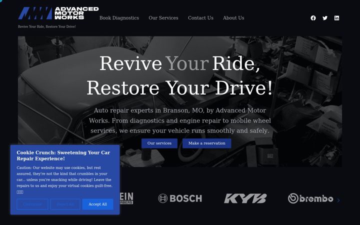Screenshot of advancedmotors.work