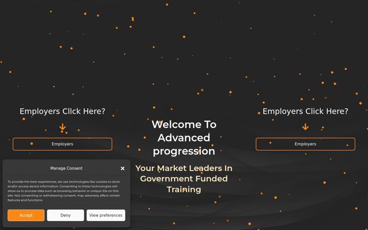 Screenshot of advancedprogression.co.uk